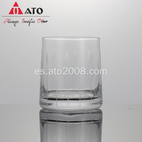 Bebida de jugo de vino de agua reutilizable Copa de agua de vidrio